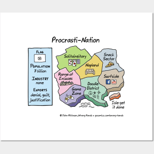 Procrasti-Nation Posters and Art